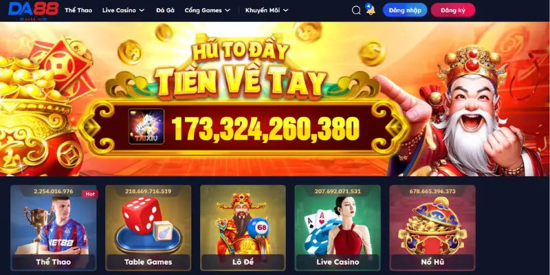 Giới thiệu tổng quan về nhà cái DA88